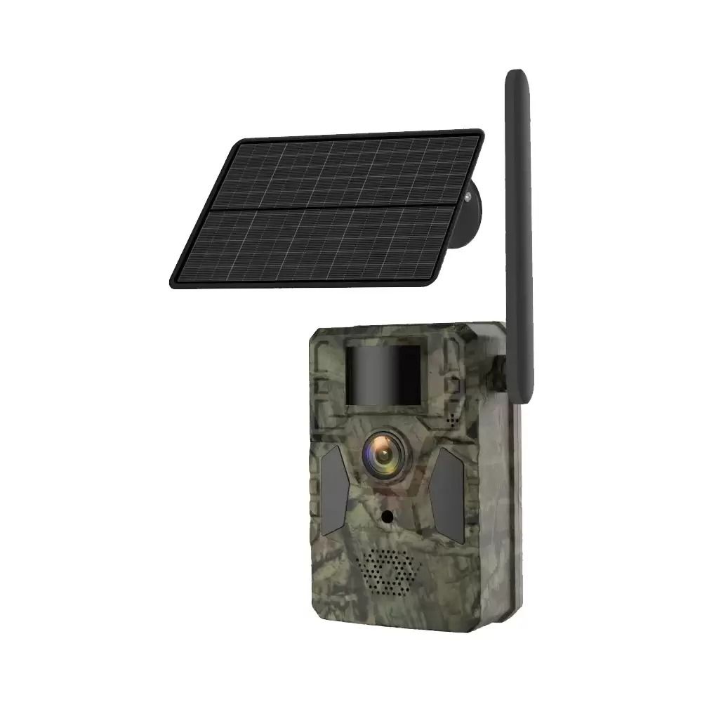 4 MP Full HD 4G Solar Sim Kartlı GPRS+ Black Led Fotokapan IR IP Kamera (INOX-222)