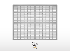 Ana Arı Izgarası - Plastik