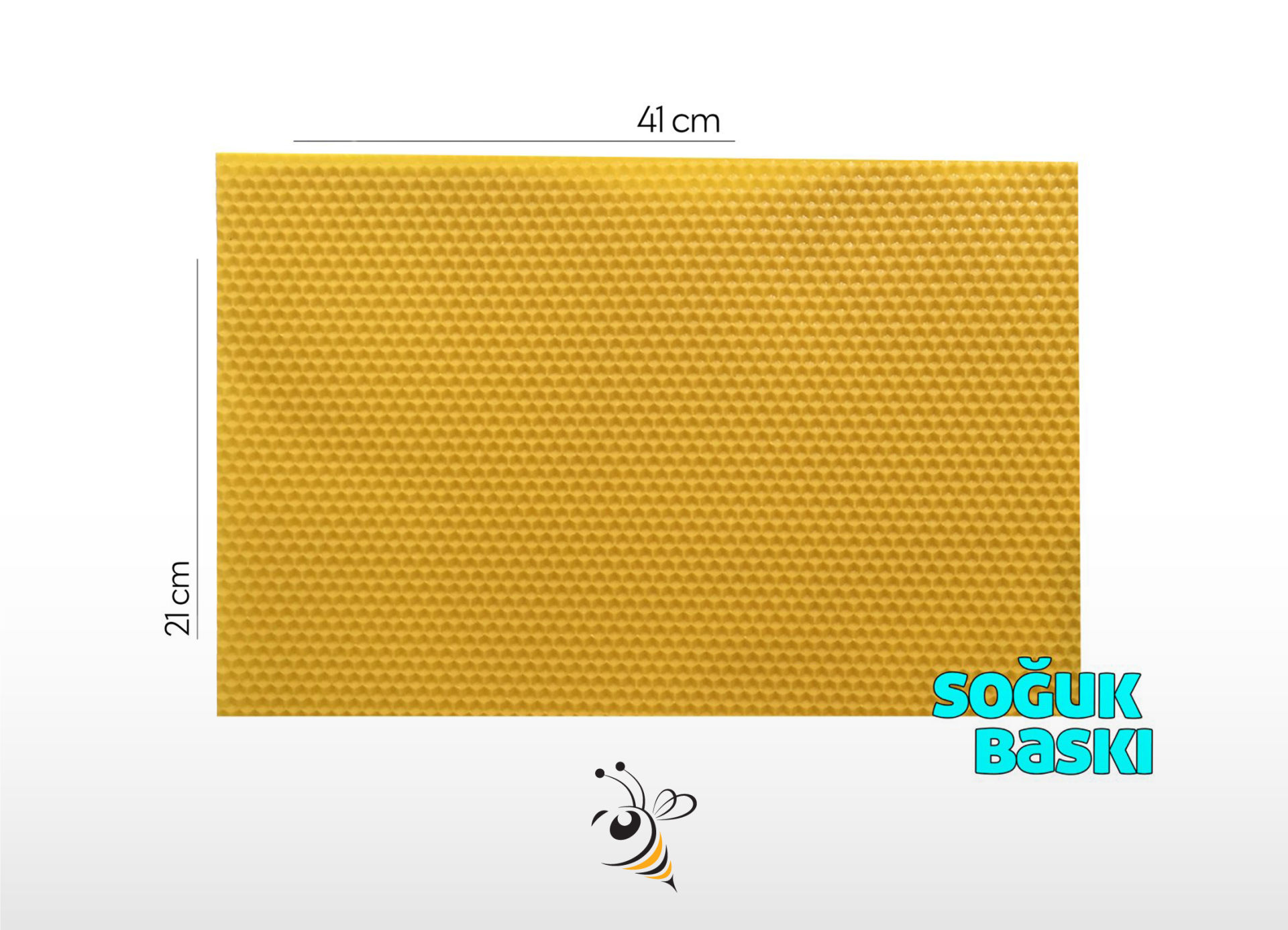 1 kg. Soğuk Baskı -  22x42 cm