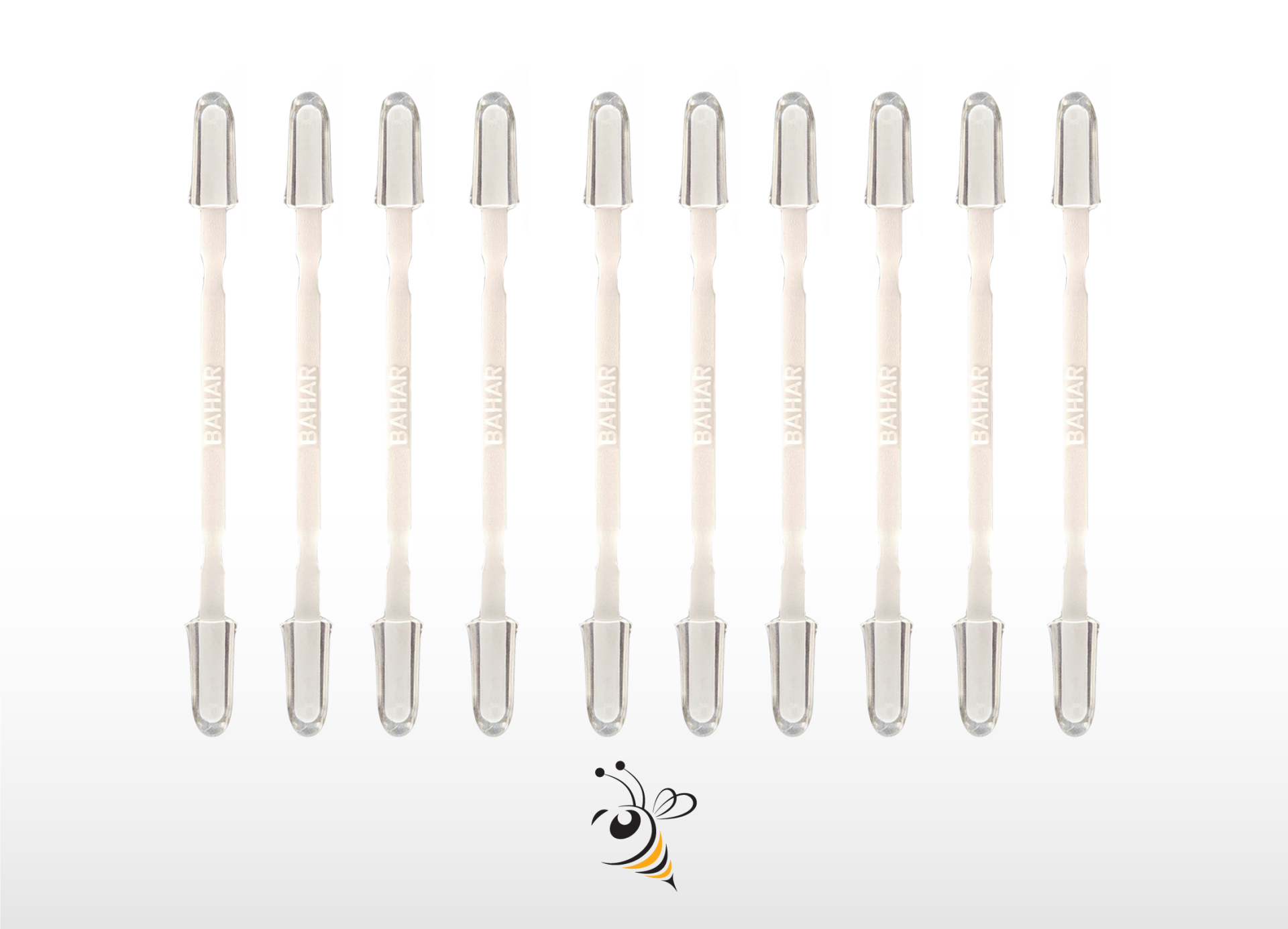 Arı Sütü Hasat Kaşığı Silikon Uçlu Çift Taraflı 10 ADET