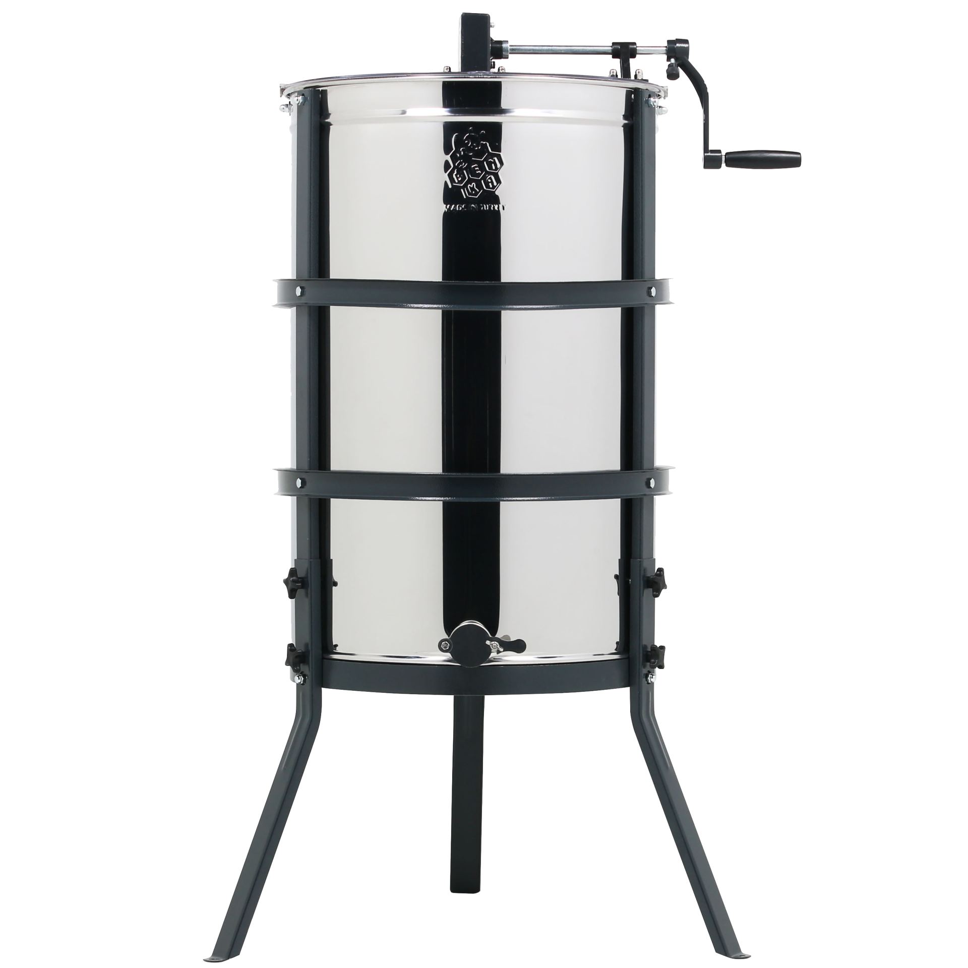 4 Çerçeveli Bal Süzme Makinesi Jumbo Dadant Manuel 304 Sepet