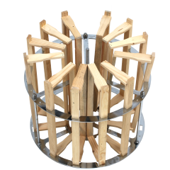 3-12 Çerçeveli Bal Süzme Makinesi Manuel AISI 304