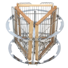 3-12 Çerçeveli Bal Süzme Makinesi Manuel AISI 304