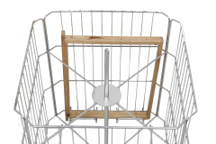 4 Çerçeveli Bal Süzme Makinesi Dadant Manuel AISI 304