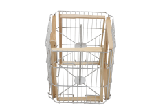 4 Çerçeveli Bal Süzme Makinesi Dadant Manuel AISI 304