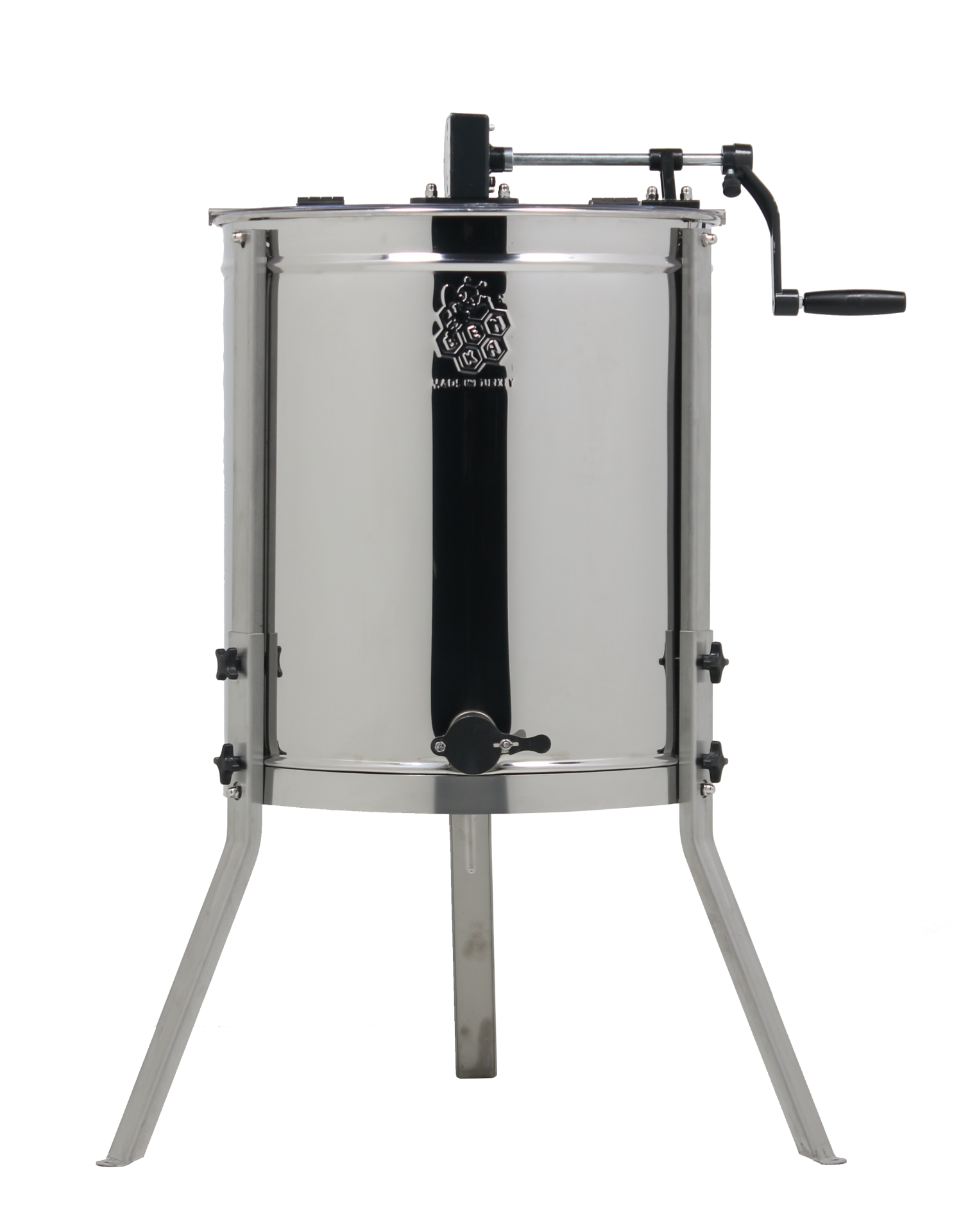 4 Çerçeveli Bal Süzme Makinesi Dadant Manuel AISI 304