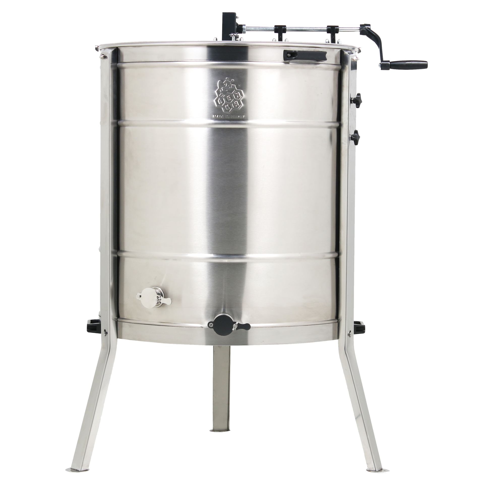 6 Çerçeveli Bal Süzme Makinesi Manuel AISI 304