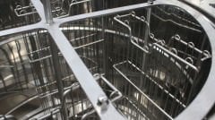 4 Çerçeveli Yatarlı Bal Süzme Makinesi Tam Otomatik AISI 304