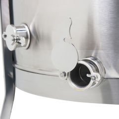 6 Çerçeveli Yatarlı Bal Süzme Makinesi Tam Otomatik Dadant AISI 304