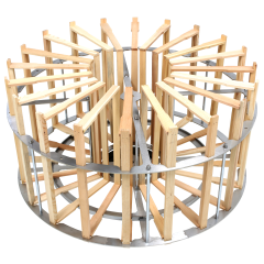 20 Çerçeveli Bal Süzme Makinesi Tam Otomatik Dadant AISI 304