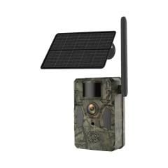 4 MP Full HD 4G Solar Sim Kartlı GPRS+ Black Led Fotokapan IR IP Kamera (INOX-222)