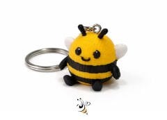 Mini Arı Anahtarlık – 32 mm 3D Sevimli Tasarım