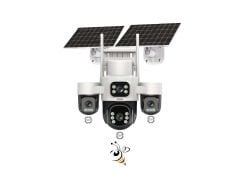 INOX X24 Solar 4G Güvenlik Kamerası – 4 Lens PTZ, SIM Kartlı, WiFi Gerektirmeyen Dış Mekan Kamera