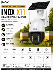 INOX X11 Solar 4G Güvenlik Kamerası